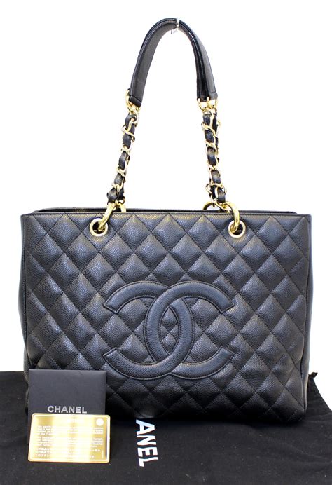 grand shopping tote chanel|Chanel tote shopper.